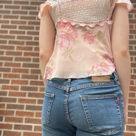 Vintage sheer floral tank - Picture 10 of 12